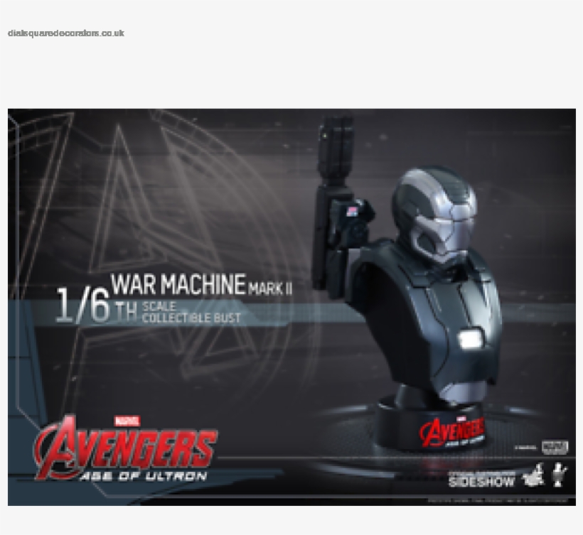 Most Popular Hot Toys Avengers - Avengers 2: Age Of Ultron - War Machine Mark Ii 1:6, transparent png #6475426