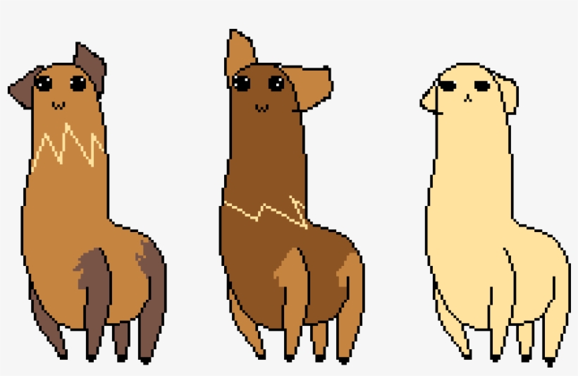 Pixilart Cute Ugh Lama, transparent png #6476081