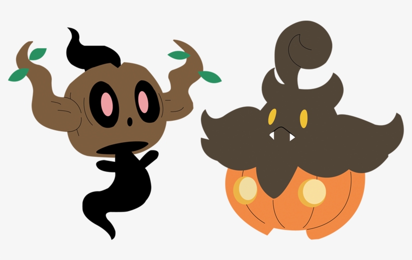 Phantump & Pumkaboo - Trained What I Expected, transparent png #6476648