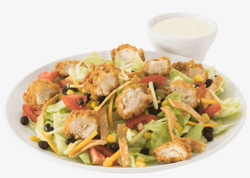 Fried Chicken Salad - Pollo Regio Salad, transparent png #6478576