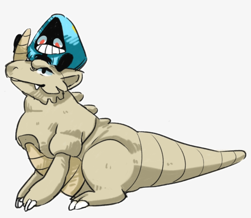 Rhydon & Snorunt - Cartoon, transparent png #6479104