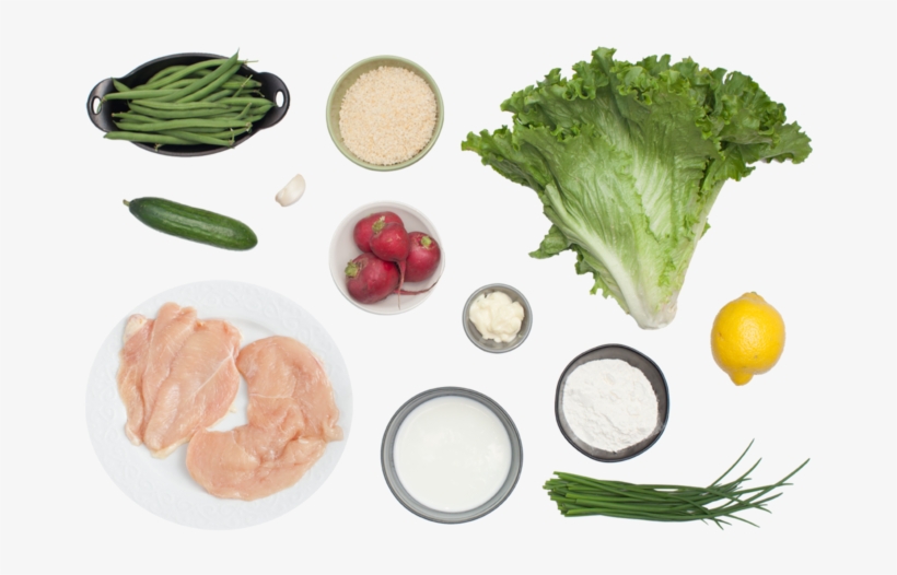 Crispy Chicken Chopped Salad With Creamy Buttermilk - Salad, transparent png #6479198