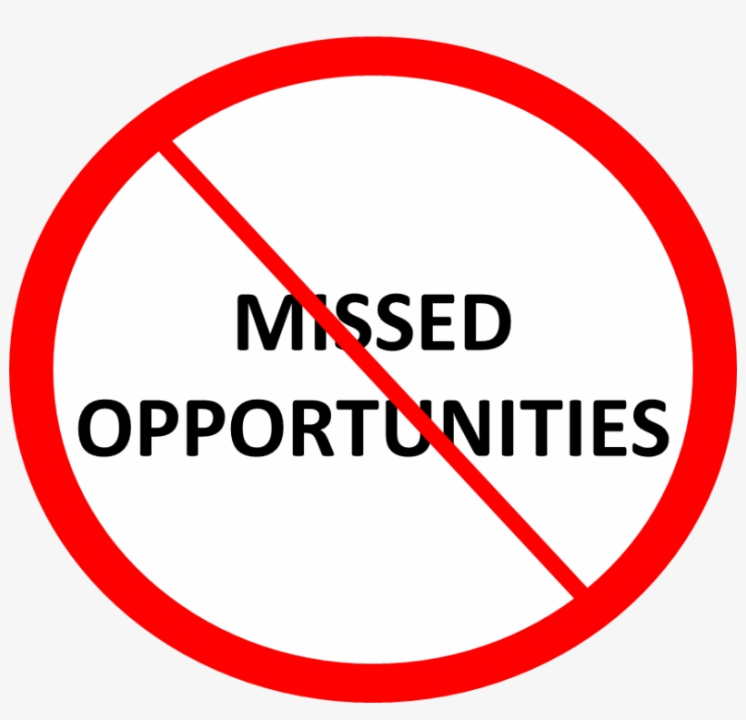 Image Of The Words 'missed Opportunities' Being Crossed, transparent png #6479639
