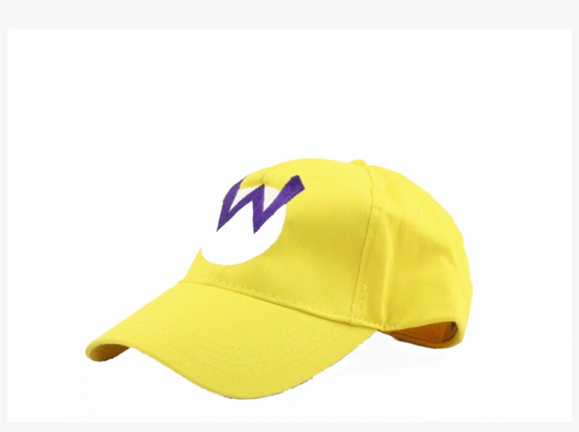 Wario W Logo Yellow Baseball Cap, transparent png #6480366
