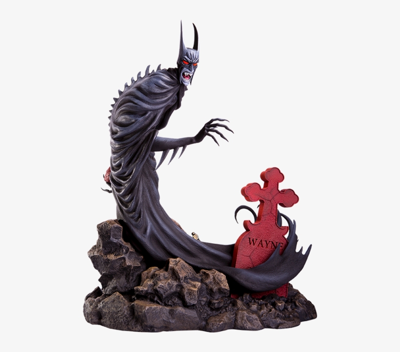 15" Dc Comics Statue Batman Red Rain - Batman Red Rain Statue, transparent png #6480895