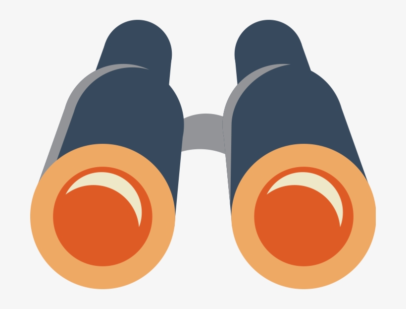 Binoculars Icon - Binoculars, transparent png #6480945