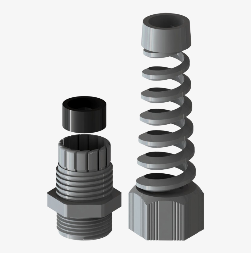 Spiral Cable Glands - Metric System, transparent png #6481091