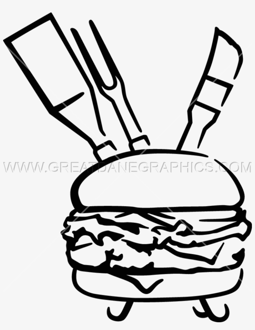 Banner Transparent Tools Production Ready Artwork - Hamburger, transparent png #6481271