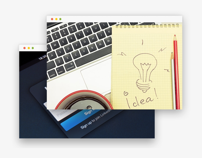 Lightbulb Idea On Paper - Gmyle Red Frosted Matte Hard Case For Apple 13.3" Inches, transparent png #6481636