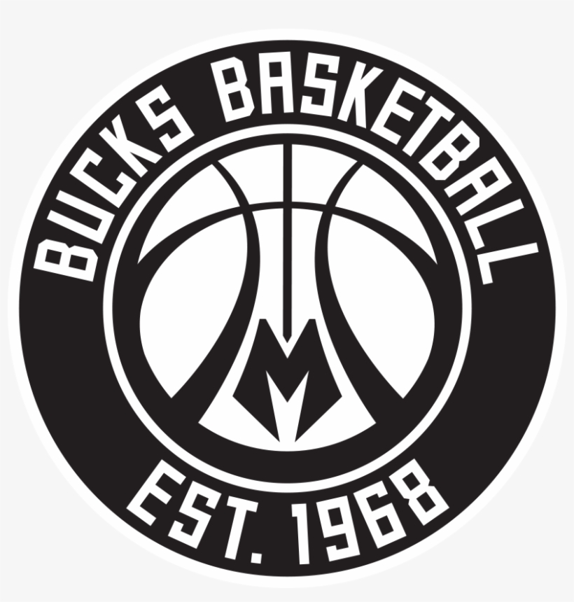 635645554522382136 Mb Partial Logo 2 Bw - Milwaukee Bucks Logos Png, transparent png #6481831