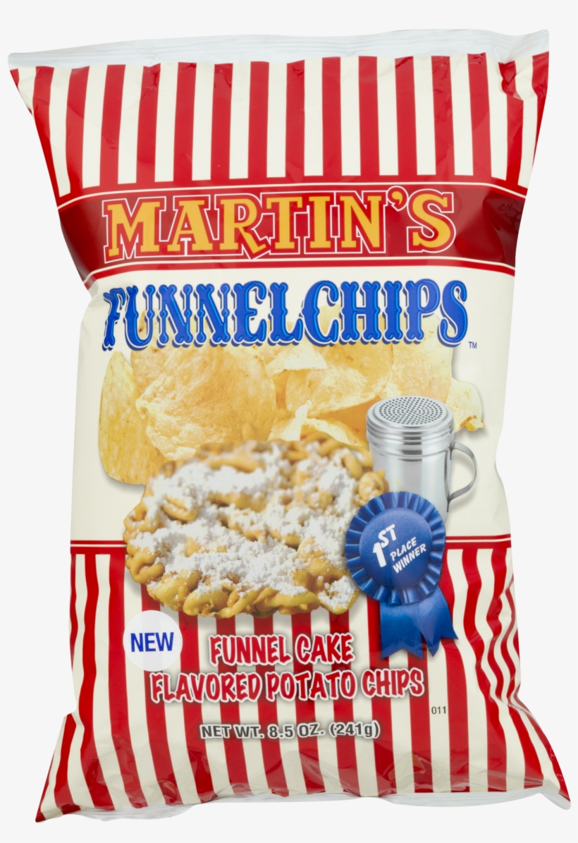 Martins Potato Chips, Funnel Chips - 8.5 Oz, transparent png #6481948