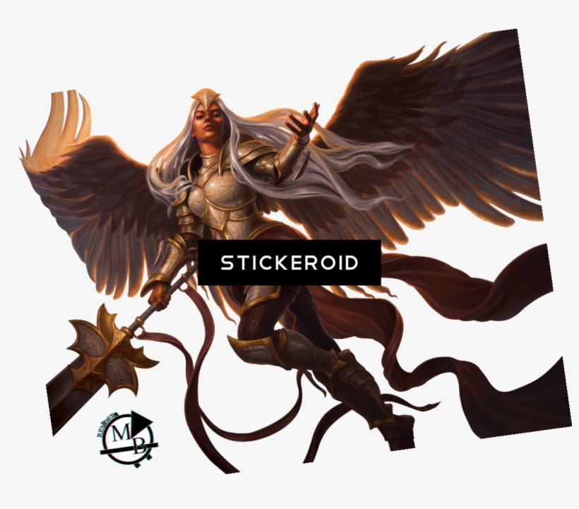 Angel Warrior - Magic The Gathering Angelic Field Marshal - Commander, transparent png #6482001
