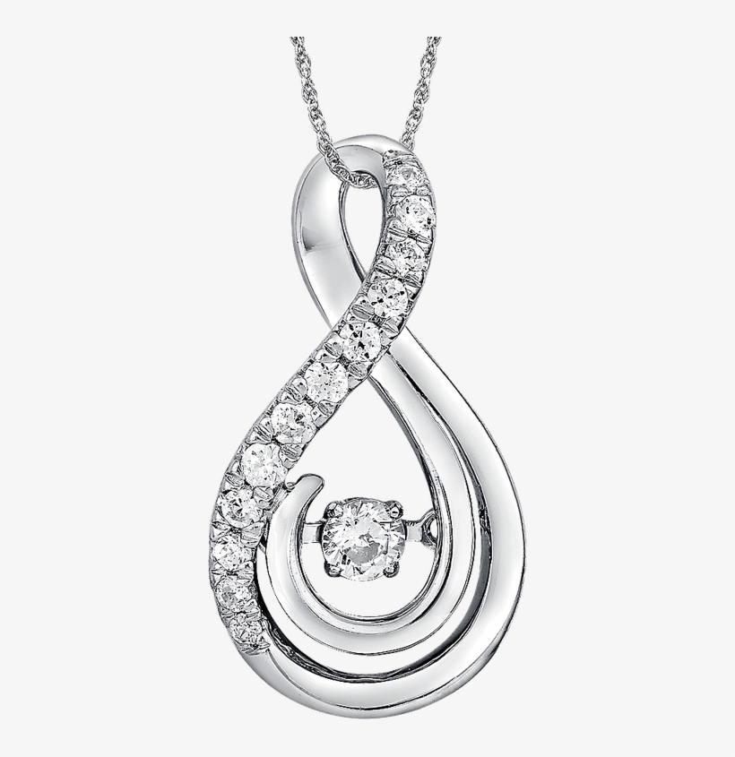 Sdc Creations Dancing Diamond Swirl Pendant In 14k - Pendant, transparent png #6482332