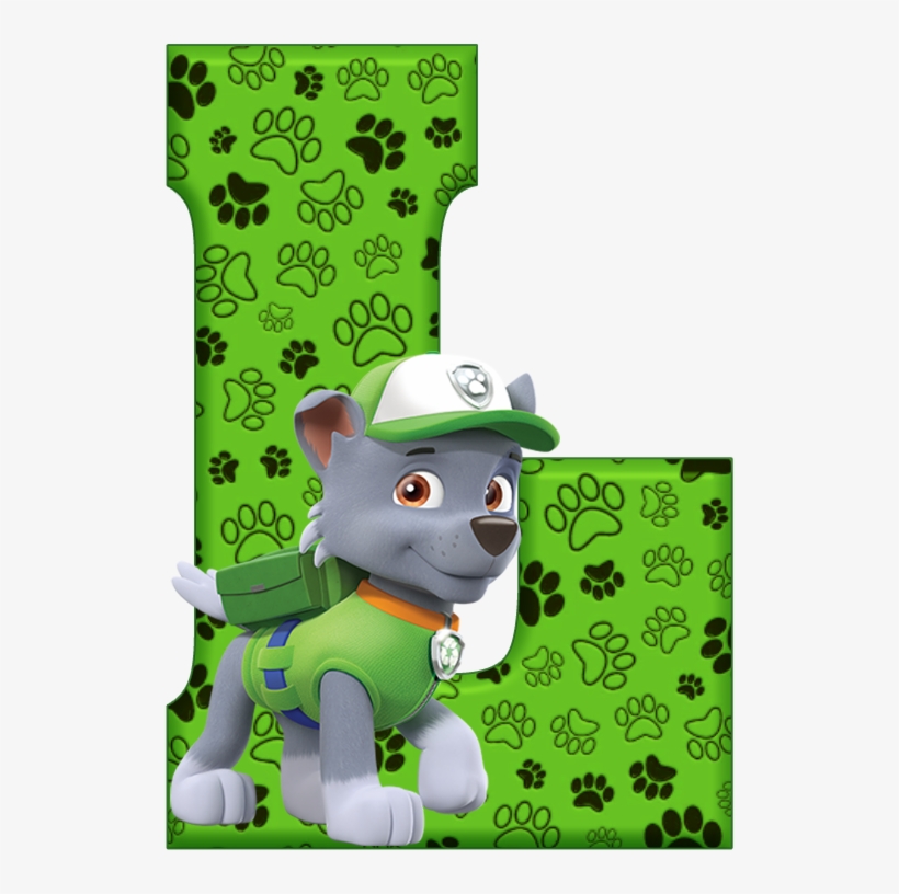 Download Paw Patrol Alphabet Letters Clipart Alphabet - Paw Patrol Alphabet Letters, transparent png #6482377