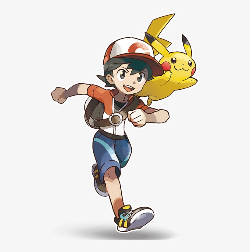 Character Art - Pokemon Let's Go Pikachu Trainer, transparent png #6483224