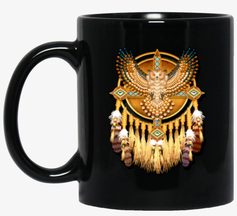 Owl Native American Symbols Native American Pride Mug - Best Gift Native Owl Hoodie/t-shirt/mug Black/navy/pink/white, transparent png #6484315