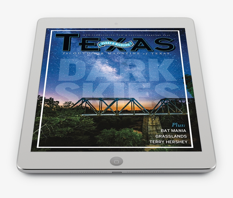 Texas Parks And Wildlife Magazine On An Ipad - Lyndon B. Johnson State Park And Historic Site- Texas, transparent png #6485000