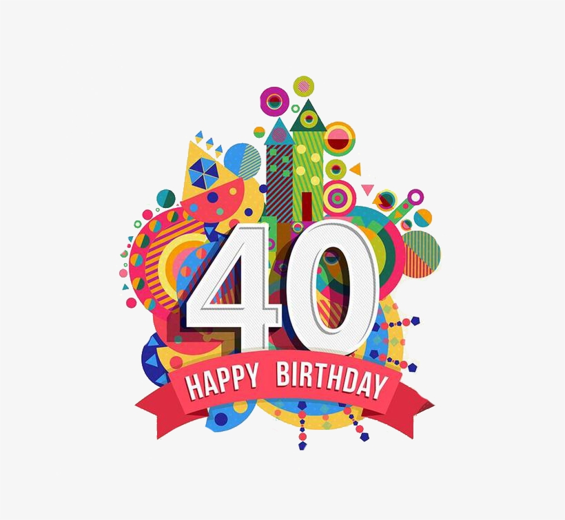 Clip Free Download 40th Anniversary Clipart - Feliz Cumpleaños 42 Años, transparent png #6485105