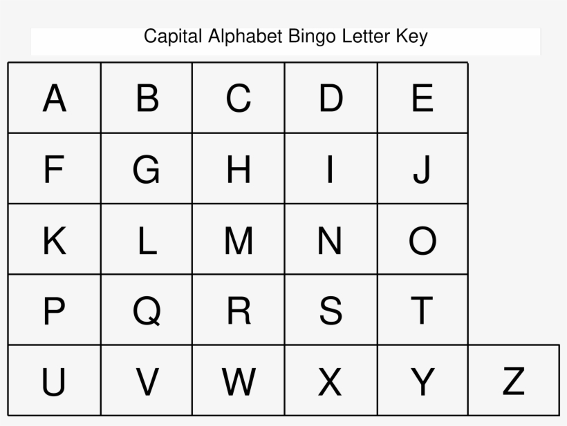 Clip Art Printable Block Alphabet Letters Main Image - Printable Capital Letters, transparent png #6485159