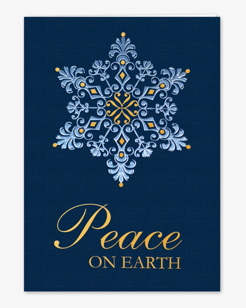 Picture Of Filigree Snowflake Greeting Card - Filigree Snowflake Holiday Greeting Card, transparent png #6485205