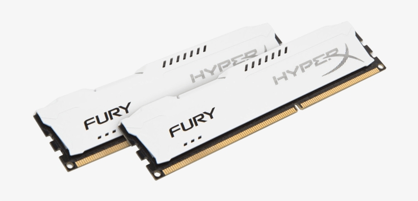 16gb Kit Hyperx Fury Ddr3 1600mhz, Pc3 12800, Cl10 - Hyperx Fury - Dimm 240-pin, transparent png #6485689