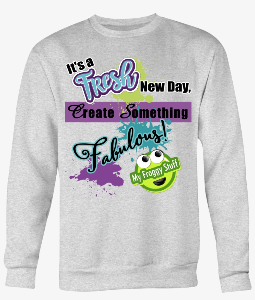Whoa A Cozy Sweatshirt That's Fresh And Froggy - Grey's Anatomy Inspired Sweatshirt, transparent png #6486954