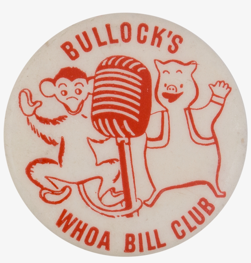 Bullock's Whoa Bill Club Monkey And Pig - Whoa, Bill!, transparent png #6487694