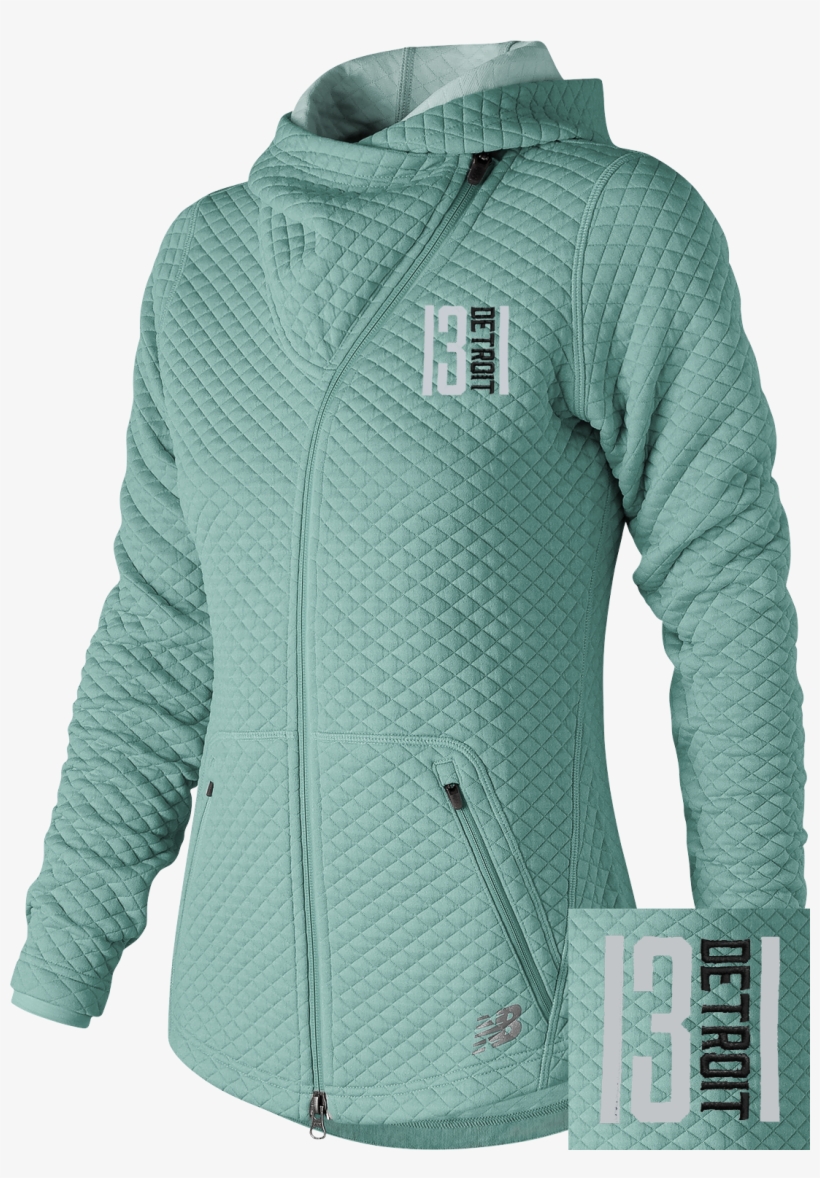 Detroit Heat Loft Asym Jacket Mls (13 - Women's New Balance Heat Loft Asym Jacket, transparent png #6487955