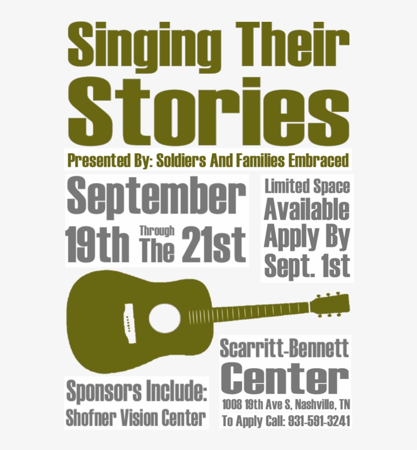 Shofner Vision Center Sponsors The Second Annual Songwriting - Marketing, transparent png #6488368