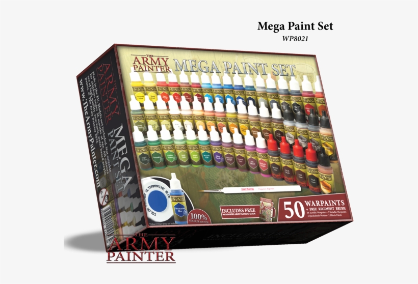 Warpaints Mega Paint Set Iii - Army Painter Paint Set, transparent png #6488648