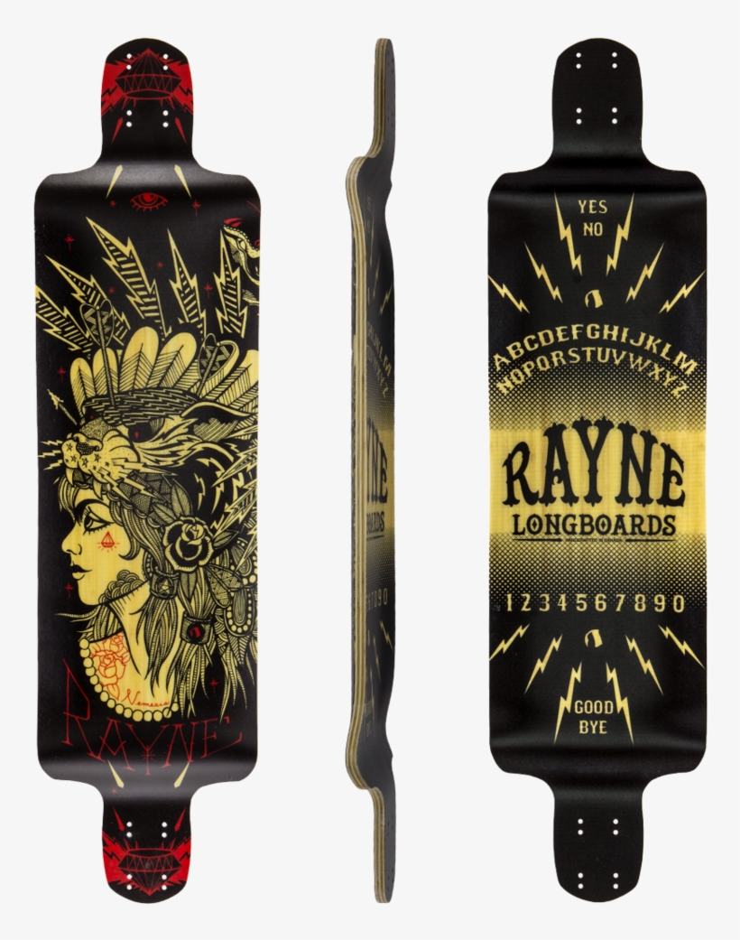 Rayne Nemesis - Rayne Nemesis Longboard Skateboard Deck - 2014, transparent png #6489222