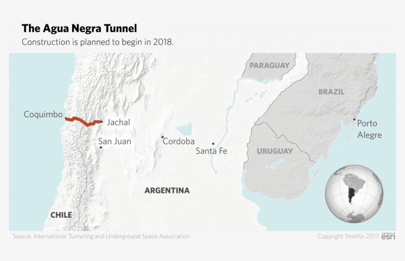 Geographic Constraints Will Continue To Challenge Argentina - Atlas, transparent png #6489686