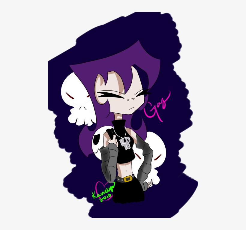 Gaz Age - Invader Zim Teenager Gaz, transparent png #6490985