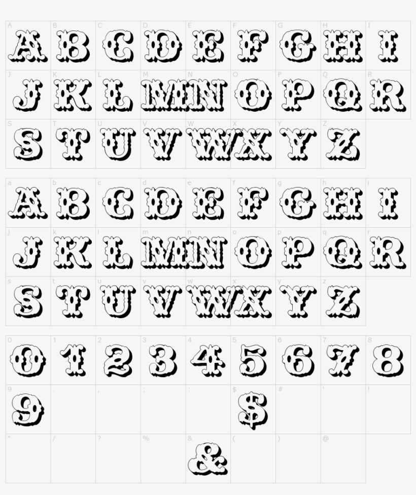 Clip Art Wild West Font Download - Wild West Font, transparent png #6491248