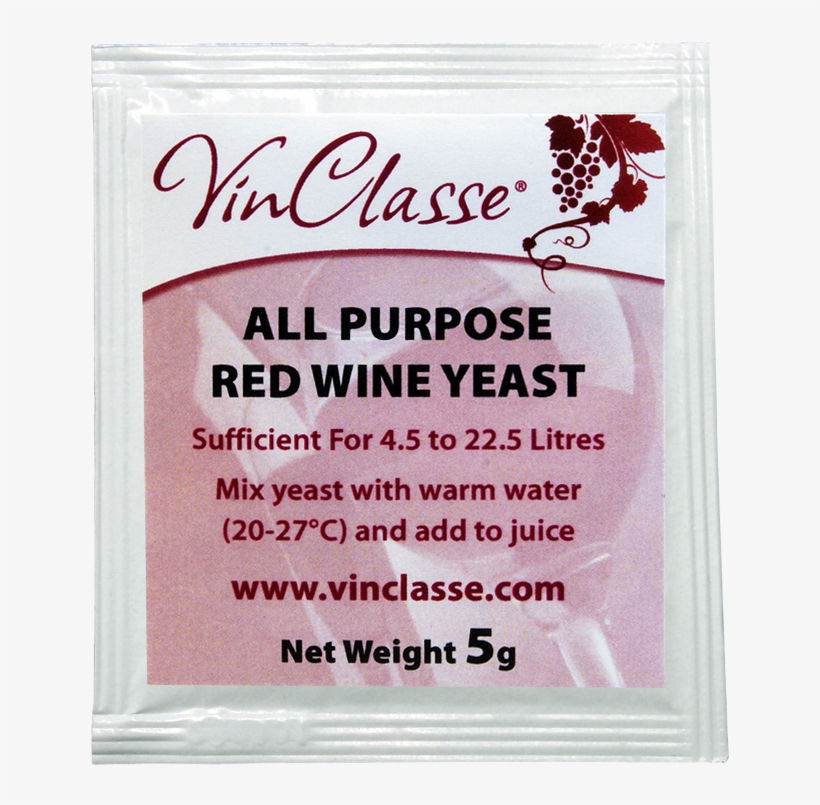 Vinclasse Wine Making Yeast - Home Brew & Wine Making - Vinclasse Re-start Wine, transparent png #6492498