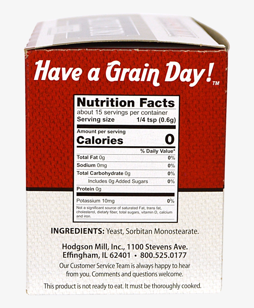 Active Dry Yeast - Hodgson Mill Whole Wheat Blueberry Muffin Mix - 6 Oz, transparent png #6492601