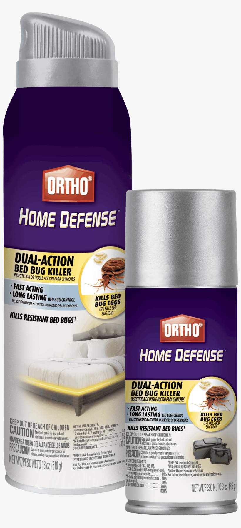 Prevnext - Ortho Home Defense Dual-action Bed Bug Killer Aerosol, transparent png #6492660