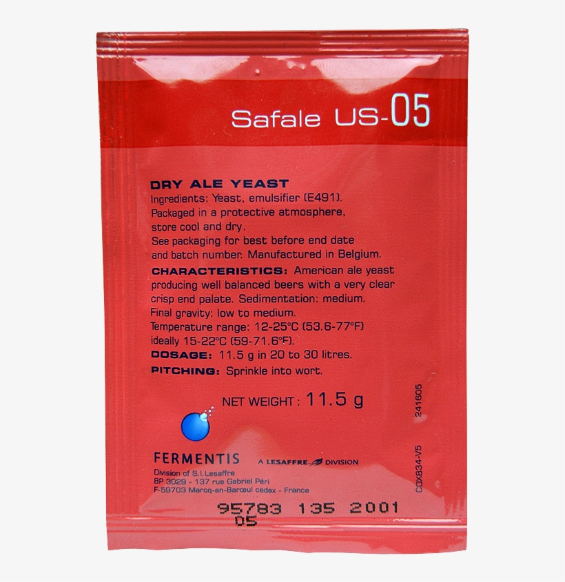Fermentis Brewing Yeast - Dry Yeast Us 05, transparent png #6493179