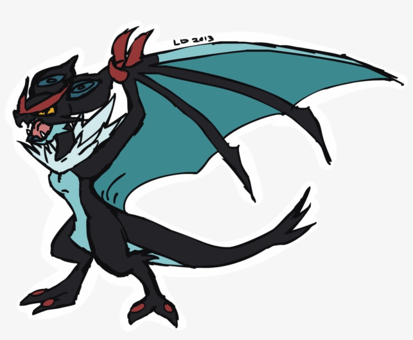 View Noivern Dooooodle By Lugiadialga , - Drawing, transparent png #6494632