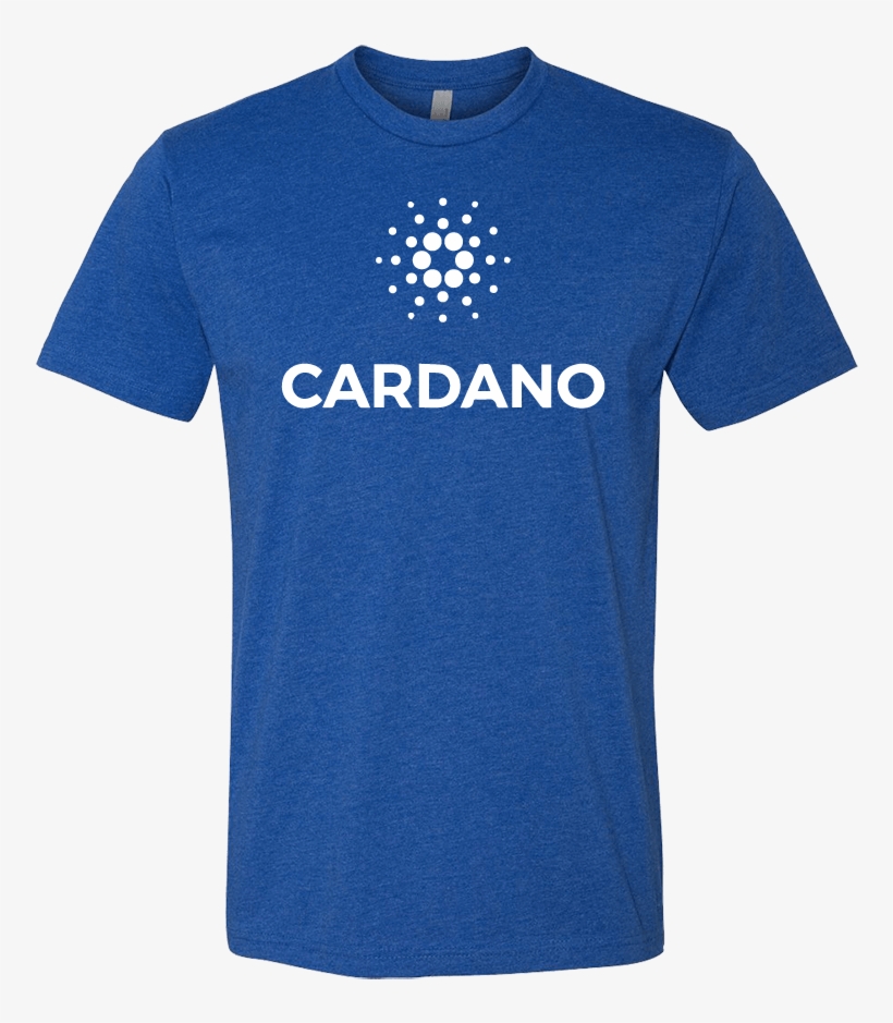 Cardano Logo Premium Royal T-shirt - Alaska Skyking, transparent png #6495633