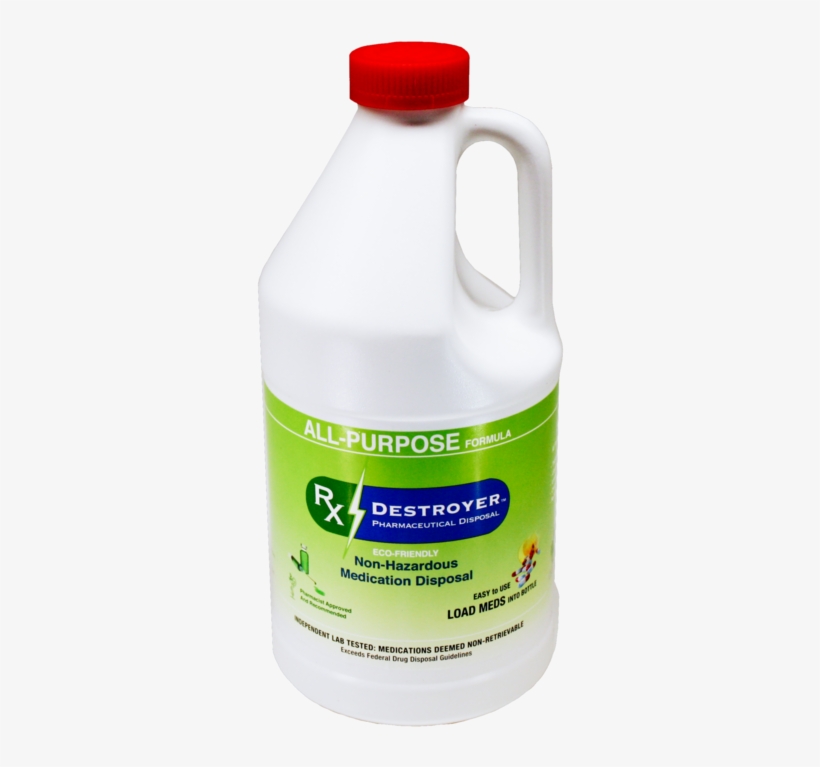 Rx Destroyer™ All-purpose 64oz Bottle Curtis Bay Medical, transparent png #6496378
