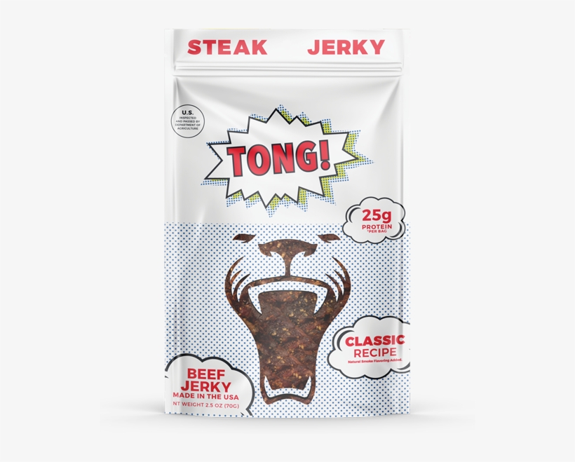 Tong Classic Recipe Steak Jerky, transparent png #6497273