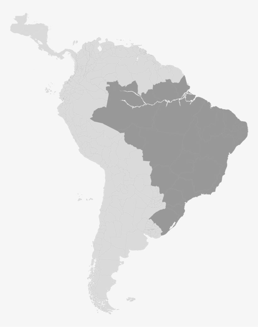 South And Central America, transparent png #6499204