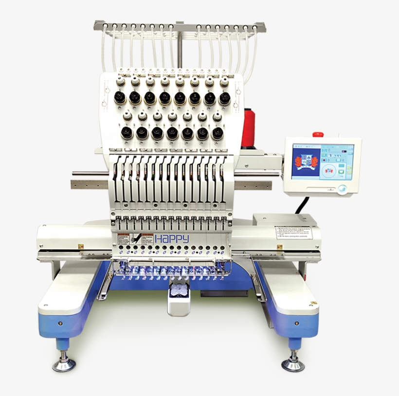 Happy Hcd2 1501 15 Needle Embroidery Machine, transparent png #6499431