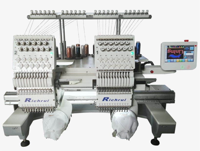 Ru Ftd 1502n Double Head Embroidery Machine, transparent png #6499721