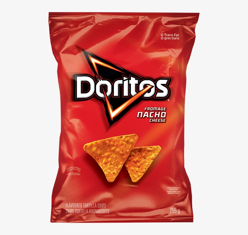 Doritos - Doritos Nacho Cheese Tortilla Chips, transparent png #650164