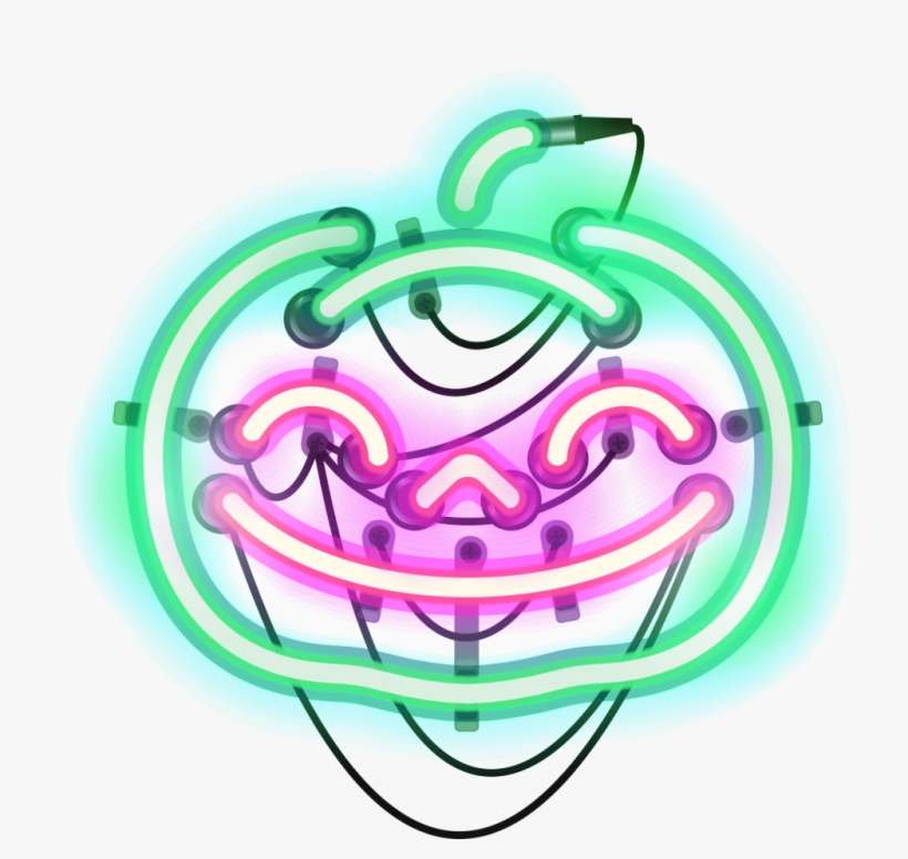 Green Pumpkin Smiling Face Watercolor Hand-painted - Circle, transparent png #650166