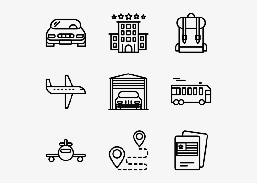 Travel - Manufacturing Icons, transparent png #650254