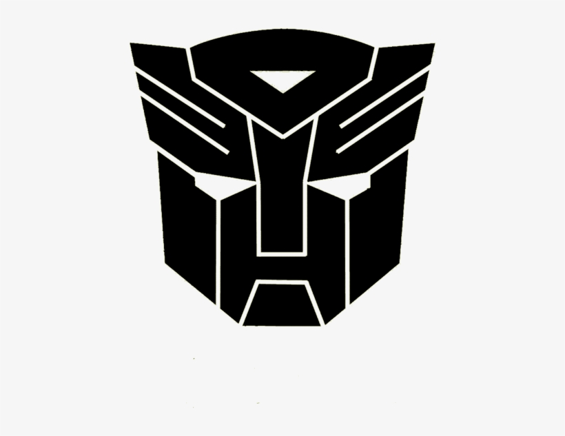 Optimus Prime Transformers G1 Logo In Black And White - Optimus Prime Face Logo, transparent png #650278
