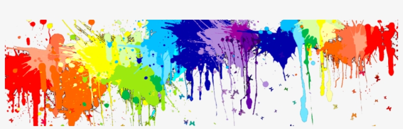 Introducing Colour To A Black And White Mind - Paint Splatters, transparent png #650724